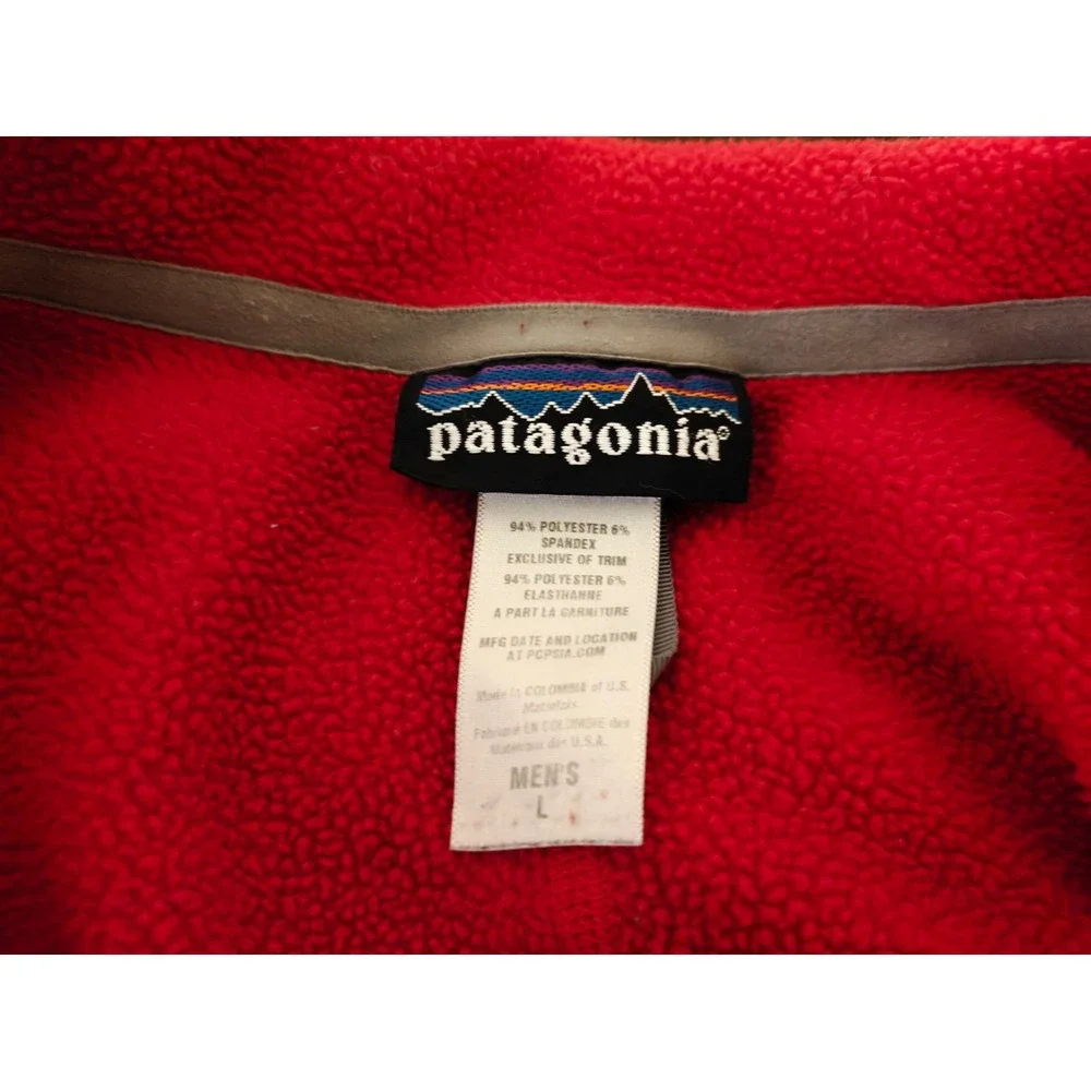 Patagonia Mens R1 Daily Quarter-Zip Fleece Pullover Red 47710FA12 Large